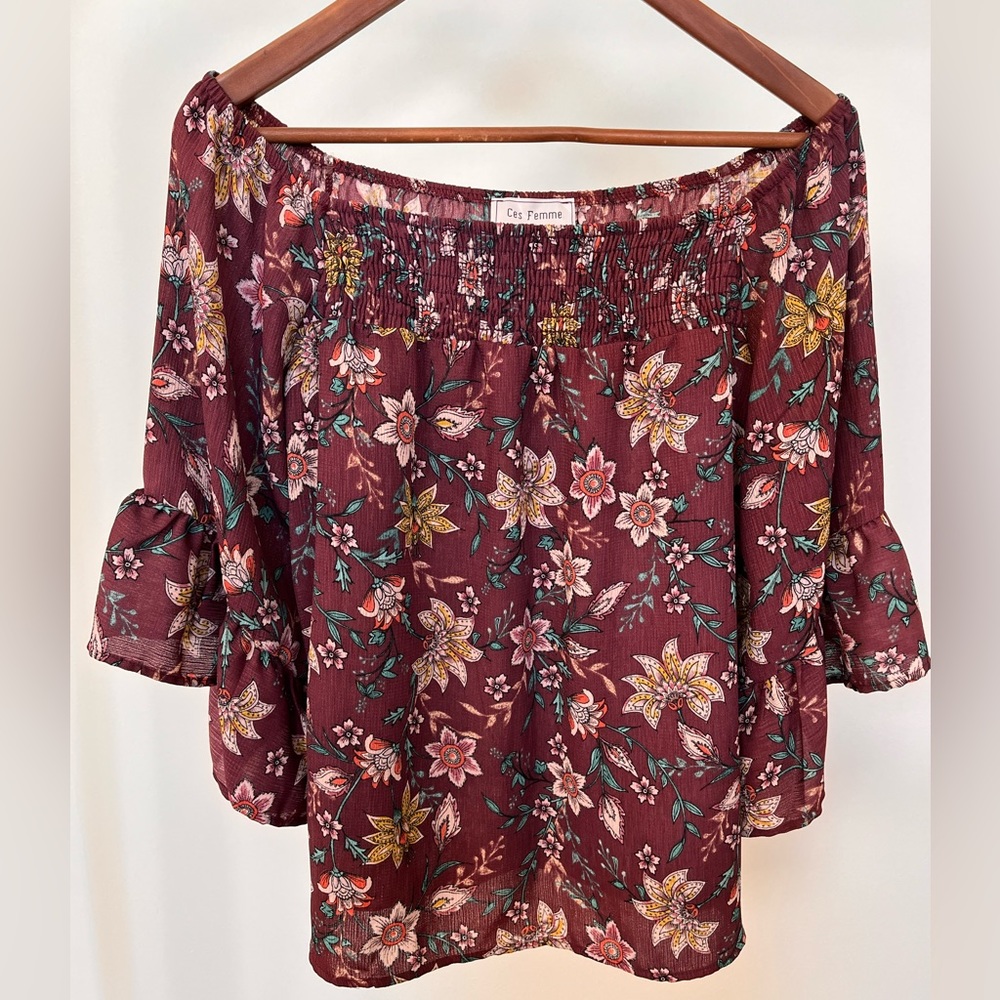 On or off the shoulder top